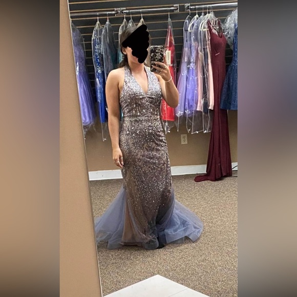 Clarisse Prom Dress Never Worn Size 8 - Picture 6 of 8